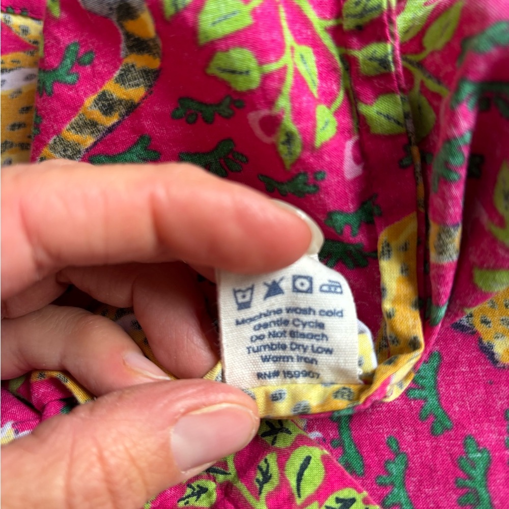 Printfresh Bagheera Leopard Print Pajama Set Pink and Yellow Organic Cotton XL - Picture 9 of 12